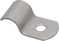 Empire - 1/4" Pipe, Grade 304 Stainless Steel," Pipe or Conduit Strap - 1 Mounting Hole - Eagle Tool & Supply