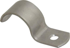 Empire - 3/4" Pipe, Grade 304 Stainless Steel," Pipe or Conduit Strap - 1 Mounting Hole - Eagle Tool & Supply