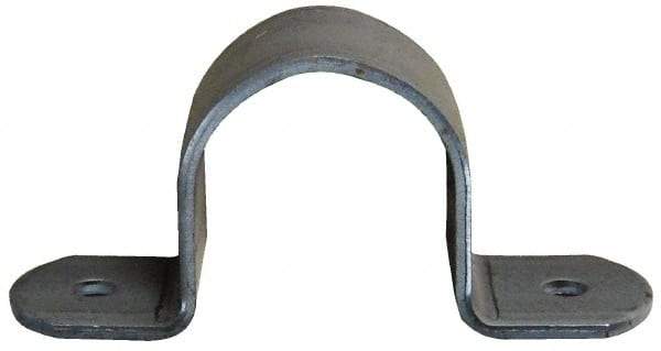 Empire - 3/4 Pipe, Carbon Steel, Pipe or Tube Strap - 2 Mounting Holes - Eagle Tool & Supply