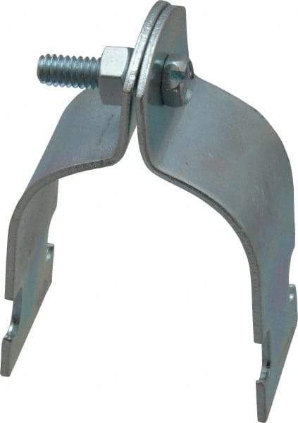 Empire - 1-1/4" Pipe," Pipe Clamp - Electro Galvanized - Eagle Tool & Supply