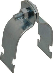 Empire - 1-1/2" Pipe," Pipe Clamp - Electro Galvanized - Eagle Tool & Supply