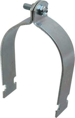 Empire - 3-1/2" Pipe," Pipe Clamp - Electro Galvanized - Eagle Tool & Supply