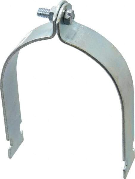 Empire - 4" Pipe," Pipe Clamp - Electro Galvanized - Eagle Tool & Supply