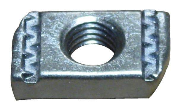 Empire - 3/4" Rod, Electro Galvanized Carbon Steel Strut Nut - Used for Attaching Hanger Rod or Other Accessories to Strut - Eagle Tool & Supply