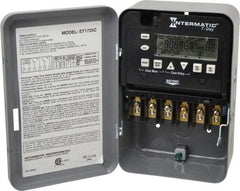 Intermatic - 7 Day Indoor Digital Electronic Timer Switch - 28 On/Off, 120/208/240/277 VAC, 50/60 Hz, - Eagle Tool & Supply