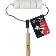 Bestt-Liebco - 7" Long, Corner Pipe Painter - Includes Roller Cover & Frame - Eagle Tool & Supply