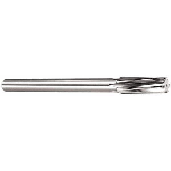 Made in USA - 1" Carbide-Tipped 8 Flute Chucking Reamer - Eagle Tool & Supply