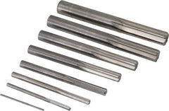 Value Collection - 1/16" to 1/2", Chucking Reamer Set - Straight Flute, Right Hand Cut, 8 Pieces - Eagle Tool & Supply