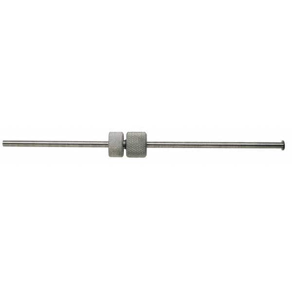 Made in USA - Satin Chrome, Micrometer Groove Checker - Eagle Tool & Supply