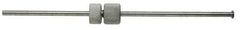 Made in USA - Satin Chrome, Micrometer Groove Checker - 6 Inch Overall Length, 1/8 Inch Rod Diameter, For Use with Starrett 440 Groove Depth Gages - Eagle Tool & Supply