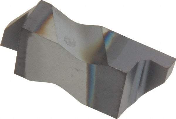 Kennametal - 3078NG Grade KC5010, 1.98mm Cutting Width Carbide Grooving Insert - 2.39mm Max Depth of Cut, Right Hand, 0.19mm Corner Radius, TiAlN Finish - Eagle Tool & Supply