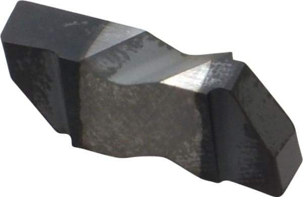 Kennametal - 3189NG Grade KC5010, 4.8mm Cutting Width Carbide Grooving Insert - 3.81mm Max Depth of Cut, Left Hand, 0.57mm Corner Radius, TiAlN Finish - Eagle Tool & Supply