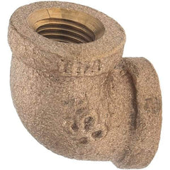 Merit Brass - Class 125, 1/8" Internal Pipe, Brass 90° Street Elbow - FNPT x FNPT - Eagle Tool & Supply