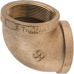 Merit Brass - Class 125, 2" Internal Pipe, Brass 90° Street Elbow - FNPT x FNPT - Eagle Tool & Supply