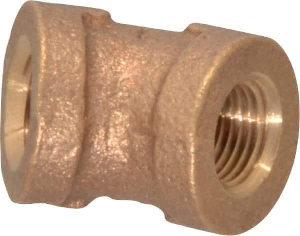Merit Brass - Class 125, 1/8" Internal Pipe, Brass 45° Street Elbow - FNPT x FNPT - Eagle Tool & Supply
