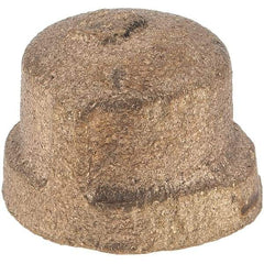 Merit Brass - Class 125, 1/8" Internal Pipe, Brass End Cap - FNPT - Eagle Tool & Supply