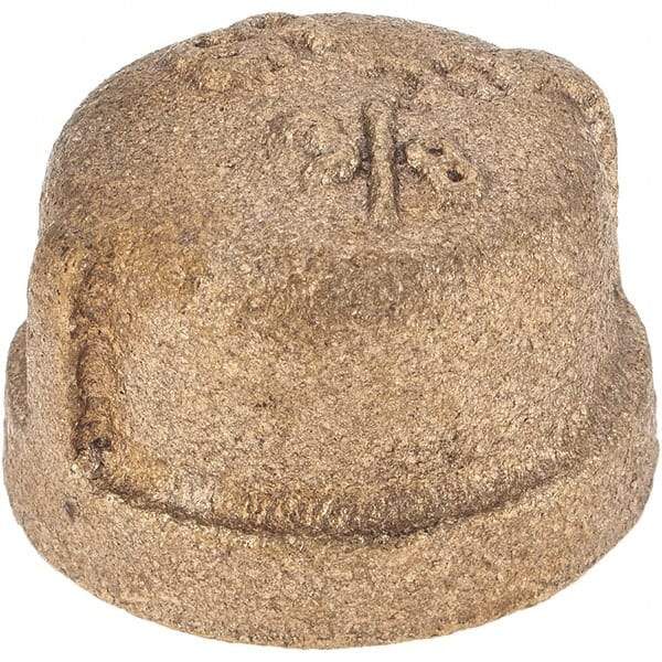Merit Brass - Class 125, 3/8" Internal Pipe, Brass End Cap - FNPT - Eagle Tool & Supply