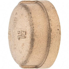 Merit Brass - Class 125, 1-1/2" Internal Pipe, Brass End Cap - FNPT - Eagle Tool & Supply