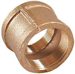 Merit Brass - Class 125, 1/2" Internal Pipe, Lead Free Brass Coupling - FNPT x FNPT - Eagle Tool & Supply