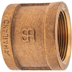 Merit Brass - Class 125, 1-1/2" Internal Pipe, Brass Coupling - FNPT x FNPT - Eagle Tool & Supply