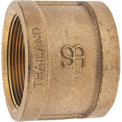 Merit Brass - Class 125, 2" Internal Pipe, Brass Coupling - FNPT x FNPT - Eagle Tool & Supply