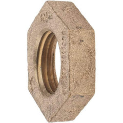 Merit Brass - Class 125, 1/2" Internal Pipe, Brass Locknut - FNPT - Eagle Tool & Supply