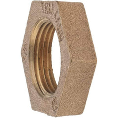 Merit Brass - Class 125, 3/4" Internal Pipe, Brass Locknut - FNPT - Eagle Tool & Supply