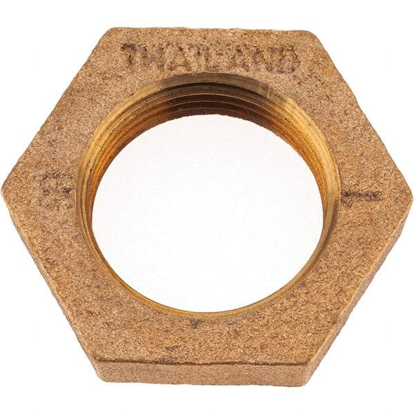 Merit Brass - Class 125, 1" Internal Pipe, Brass Locknut - FNPT - Eagle Tool & Supply