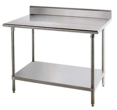 Eagle MHC - 72" Wide x 30" Deep x 35-1/2" High, Stainless Steel Work Table - Rolled Edge, Fixed Legs - Eagle Tool & Supply
