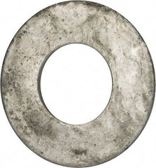 Value Collection - 1-3/4" Screw, Grade 2 Steel USS Flat Washer - 1.865" ID x 4.045" OD, 0.213" Thick, Galvanized Finish - Eagle Tool & Supply