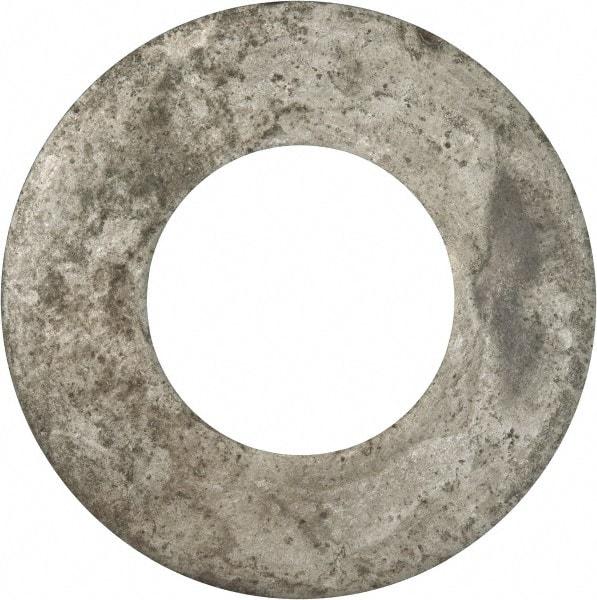 Value Collection - 2-1/4" Screw, Grade 2 Steel USS Flat Washer - 2.365" ID x 4.795" OD, 0.248" Thick, Galvanized Finish - Eagle Tool & Supply