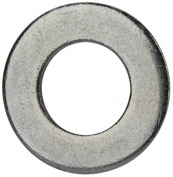 Value Collection - 7/8" Screw, Grade 2 Steel SAE Flat Washer - 15/16" ID x 1-3/4" OD, 0.16" Thick, Zinc-Plated Finish - Eagle Tool & Supply