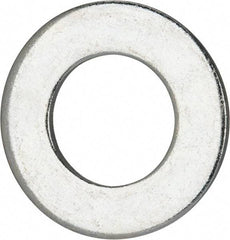 Value Collection - 1-1/4" Screw, Grade 2 Steel SAE Flat Washer - 1-3/8" ID x 2-1/2" OD, 0.192" Thick, Zinc-Plated Finish - Eagle Tool & Supply
