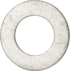 Value Collection - 1-3/4" Screw, Grade 2 Steel SAE Flat Washer - 1-7/8" ID x 3-3/8" OD, 0.201" Thick, Zinc-Plated Finish - Eagle Tool & Supply
