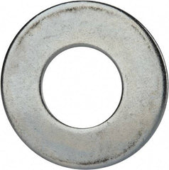 Value Collection - 2" Screw, Grade 2 Steel USS Flat Washer - 2.115" ID x 4.545" OD, 0.213" Thick, Zinc-Plated Finish - Eagle Tool & Supply