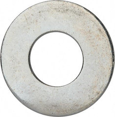 Value Collection - 1-3/8" Screw, Grade 2 Steel USS Flat Washer - 1.49" ID x 3.295" OD, 0.213" Thick, Zinc-Plated Finish - Eagle Tool & Supply