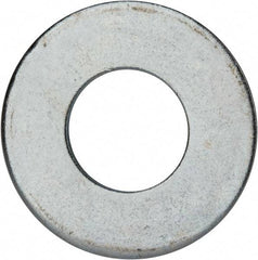 Value Collection - 1-3/4" Screw, Grade 2 Steel USS Flat Washer - 1.865" ID x 4.045" OD, 0.213" Thick, Zinc-Plated Finish - Eagle Tool & Supply
