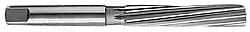 Made in USA - 15/32" Diam, Straight Shank, 2-7/8" Flute, Hand Reamer - Spiral Flute, 5-3/4" OAL, Left Hand Spiral, Right Hand Cut, High Speed Steel - Eagle Tool & Supply