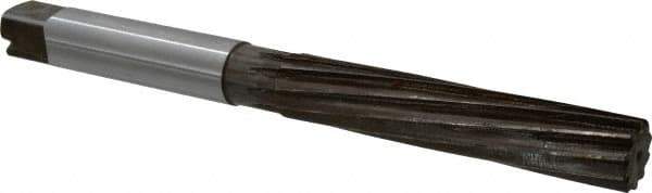 Interstate - 1-1/16" Diam, Straight Shank, 5-5/8" Flute, Hand Reamer - Spiral Flute, 11-1/4" OAL, Left Hand Spiral, Right Hand Cut, High Speed Steel - Eagle Tool & Supply