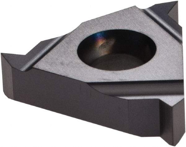 Kennametal - 16ER External Right Hand 48-16 Partial Profile 60° Laydown Threading Insert - Grade KC5010, TiAlN Coated Carbide, 9.53mm Inscribed Circle - Eagle Tool & Supply