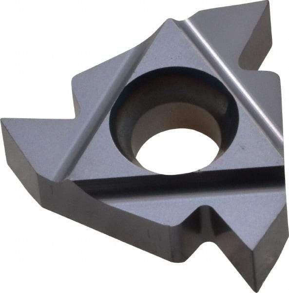 Kennametal - 16ER External Right Hand 48-8 Partial Profile 60° Laydown Threading Insert - Grade KC5010, TiAlN Coated Carbide, 9.53mm Inscribed Circle - Eagle Tool & Supply