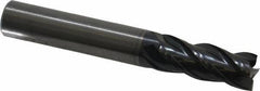 OSG - 10mm, 25mm LOC, 10mm Shank Diam, 70mm OAL, 4 Flute, Solid Carbide Square End Mill - Single End, TiAlN Finish, Spiral Flute, 35° Helix, Centercutting, Right Hand Cut, Right Hand Flute, Series HP441 - Eagle Tool & Supply