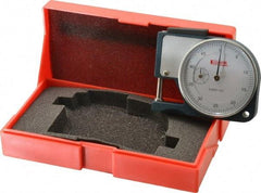 SPI - 0 to 1/2 Inch Measurement, 0.0005 Inch Graduation, 1/2 Inch Throat Depth, Dial Thickness Gage - 1-7/8 Inch Dial Diameter - Eagle Tool & Supply