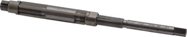 Made in USA - Size 5/A, Straight Shank Hand Adjustable Reamer - 4-3/8" OAL, Right Hand Cut, 4 Blades, High Speed Steel, Bright Finish - Eagle Tool & Supply