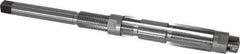 Made in USA - Size C, Straight Shank Hand Adjustable Reamer - 6-1/2" OAL, Right Hand Cut, High Speed Steel, Bright Finish - Eagle Tool & Supply