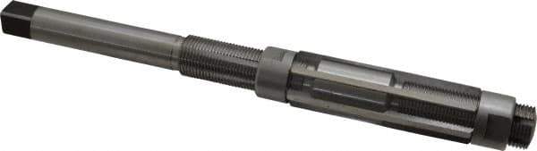 Made in USA - Size I, Straight Shank Hand Adjustable Reamer - 10" OAL, Right Hand Cut, High Speed Steel, Bright Finish - Eagle Tool & Supply