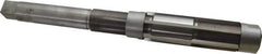 Made in USA - Size M, Straight Shank Hand Adjustable Reamer - 16" OAL, Right Hand Cut, High Speed Steel, Bright Finish - Eagle Tool & Supply