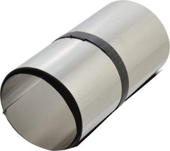 Made in USA - 1 Piece, 100 Inch Long x 6 Inch Wide x 0.002 Inch Thick, Roll Shim Stock - Stainless Steel - Eagle Tool & Supply