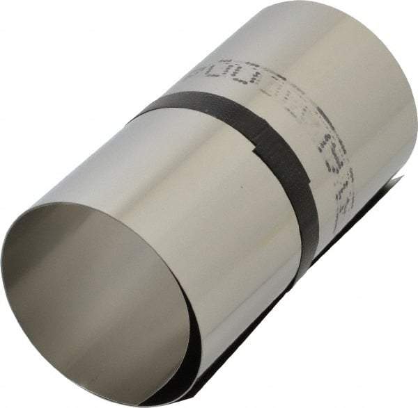 Made in USA - 1 Piece, 50 Inch Long x 6 Inch Wide x 0.004 Inch Thick, Roll Shim Stock - Stainless Steel - Eagle Tool & Supply