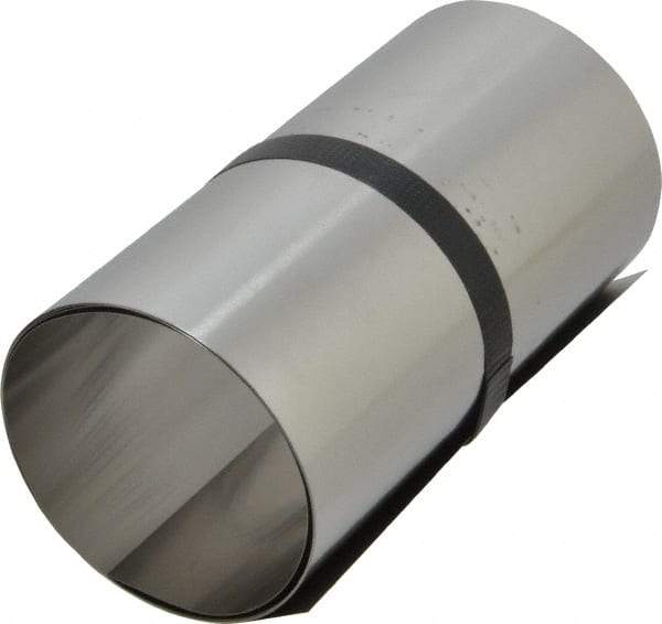 Made in USA - 1 Piece, 50 Inch Long x 6 Inch Wide x 0.005 Inch Thick, Roll Shim Stock - Stainless Steel - Eagle Tool & Supply